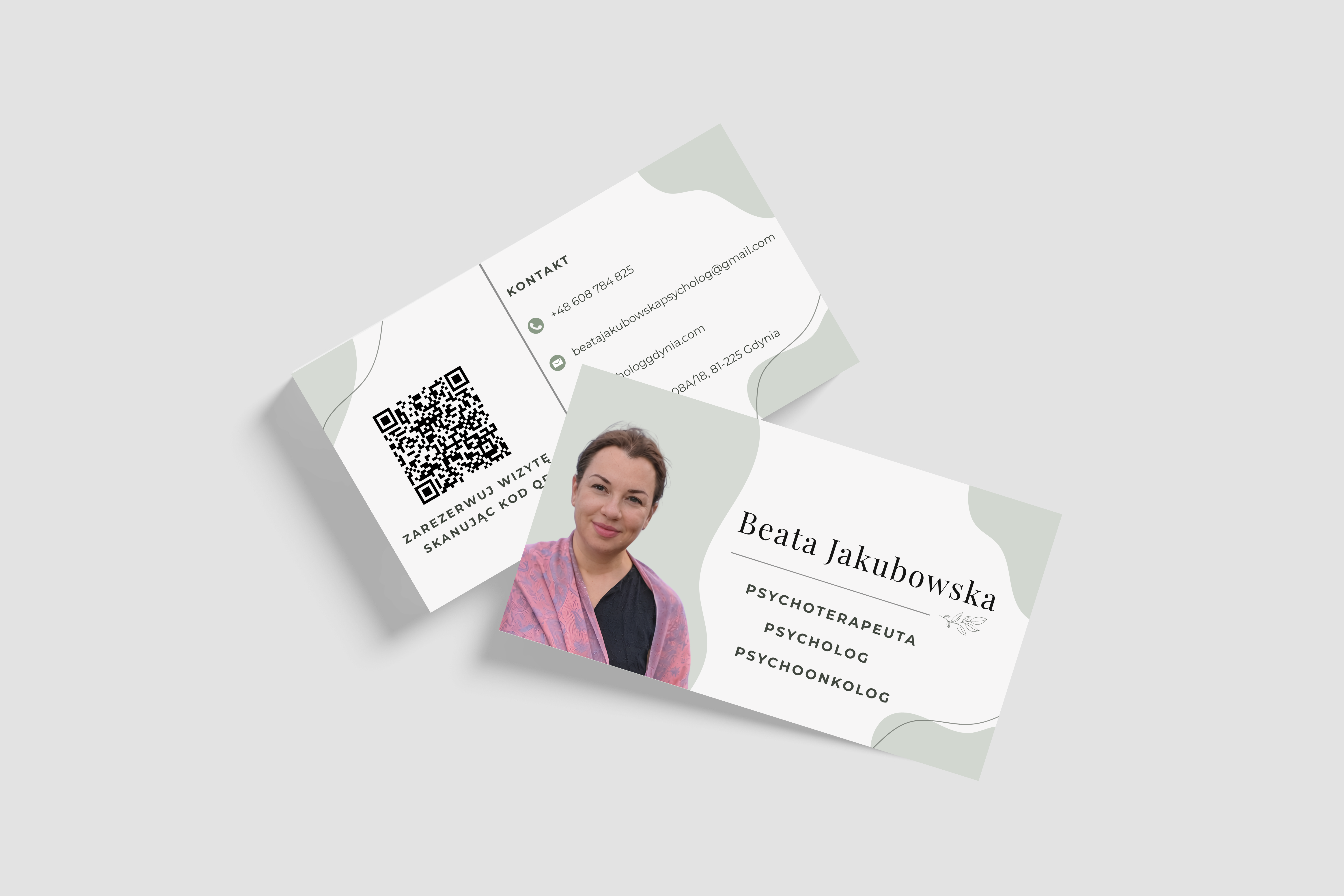 Projekt osobistej wizytówki dla psychoterapeuty